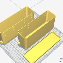 moped toolbox tool case 3d print model - Mito3D