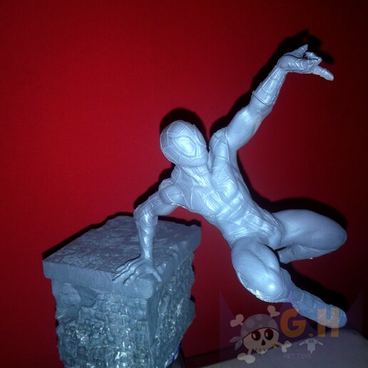 moral bússola homem Aranha histórias quadrinhos maravilha escultura 3d impressão 3D print model - Mito3D