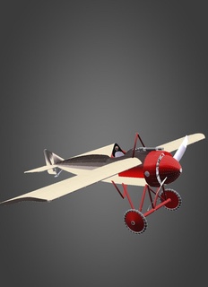 moran saulnier Flugzeug Modellieren wwi Modell 3d print model - Mito3D