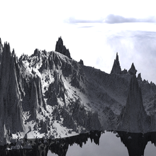 mordor mountain rock terrain 2 3d print model - Mito3D