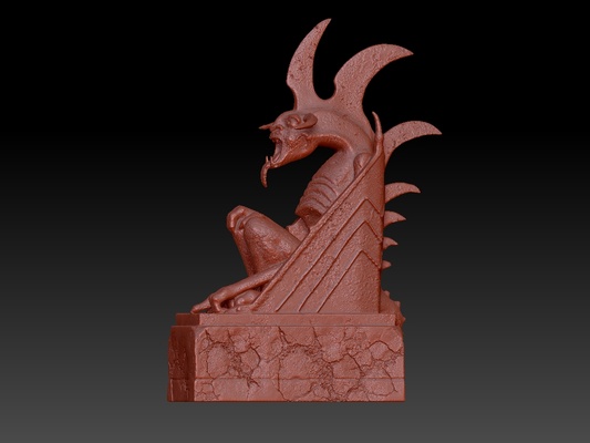 morgul statue x2 3d print model - Mito3D