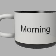 morning cup lunch decoration games 3d print model - Mito3D
