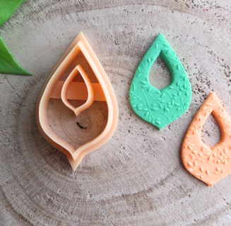 moroccan drop cutter clay - 6 sizes 3d print model - Mito3D