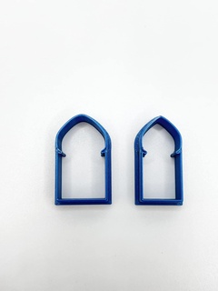 moroccan window 2 piece polymer clay cutter polymerclay 3d print model - Mito3D