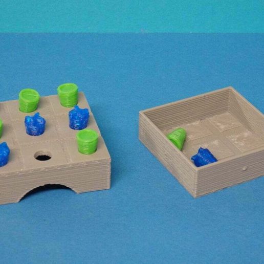 morpion game jeu games tic-tac-toe tic tac toe toy 3D print model - Mito3D