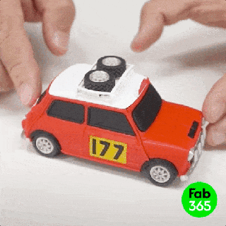 morris mini cooper s rally fab365 macchina 3d print model - Mito3D