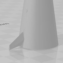 Colline mirage dague 3d print model - Mito3D