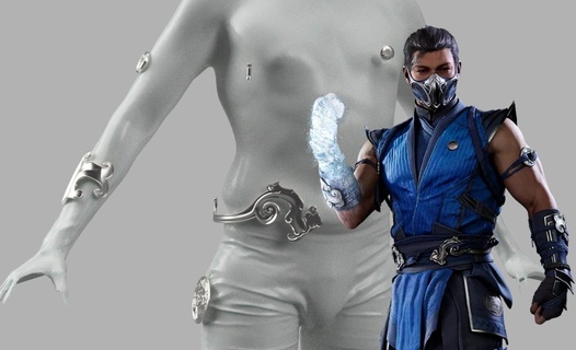 mortal kombat 1 - subzero armor parts 3d model scorpion cosplay mk1 mk freeze frost cold finish fatality 3d print model - Mito3D