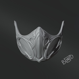mortal kombat 1 subzero whiteout cosplay mask mk Art cosplay mortal kombat mk mk1 subzero ice cosplay mask mask  3d print model - Mito3D