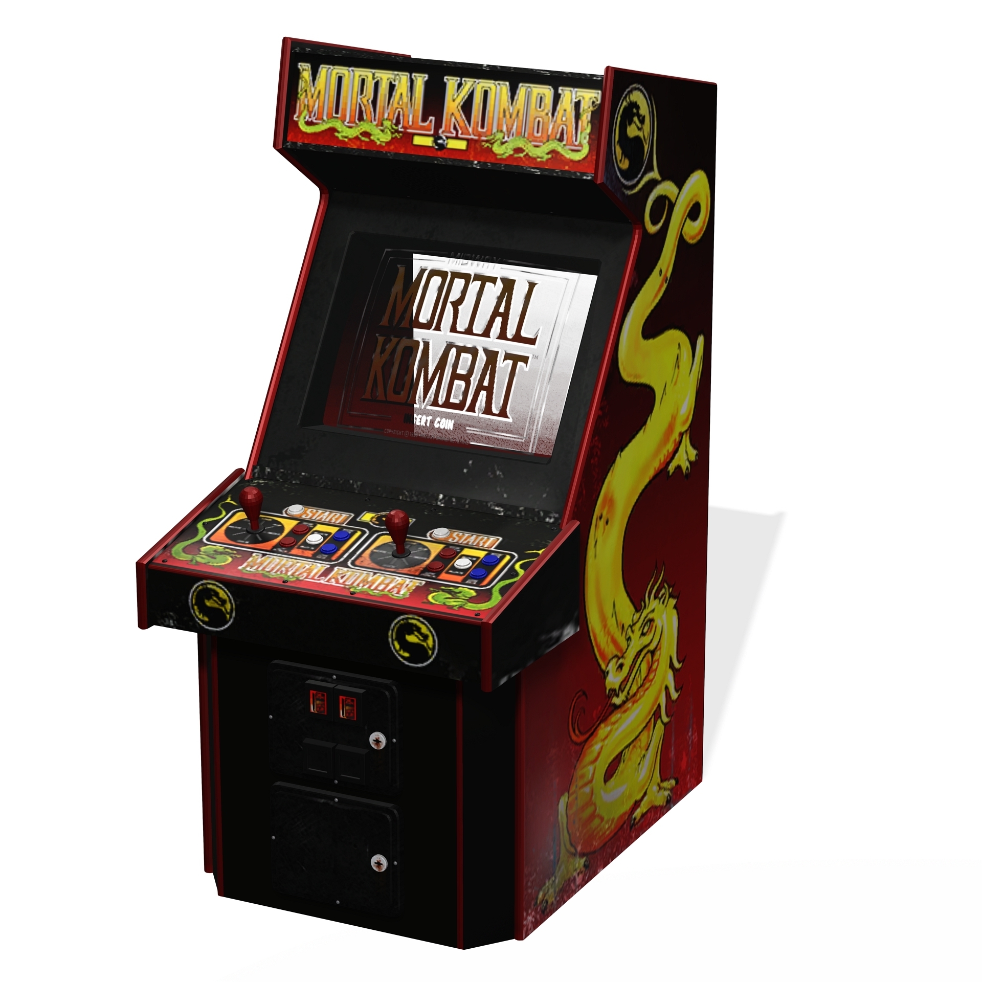 mortal kombat game machine recreational toy 3D print model - Mito3D