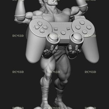 mortal kombat goro gioco giochi tv xbox playstation snes mortalkombat 3d print model - Mito3D