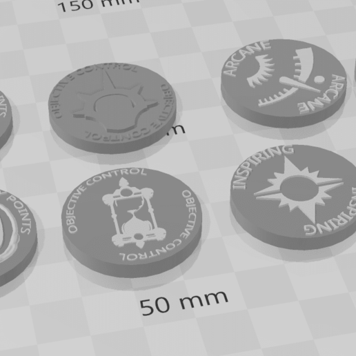 mortal reinos tokens 3D print model - Mito3D