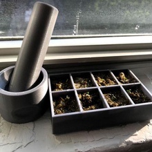 mortar pestle seed starter tray outdoor garden 3d print model - Mito3D