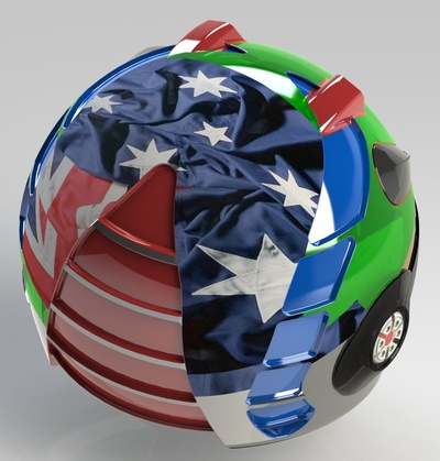 motorrad helm gadget casco 3d print model - Mito3D