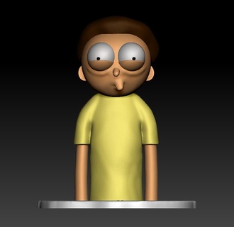 morty smith mortysmith rick ricksanchez rickandmorty adultswim collectibles toys render series e toons game 3d print model - Mito3D