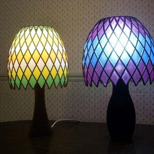 mosaic lamp home decor lighting lampshade 3d print model - Mito3D