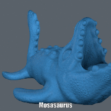 mosasaurus easy print no support art animal baby cartoon dino dinosaur figure model abductor sculpture supportless mosasaur