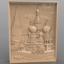 moscow architecture cnc art 3d print model - Mito3D