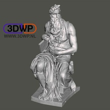 moses michelangelo sculpture statue 3d scan art scanner agisoft photoscan bronze photogrammetry scans replicas 3d print model - Mito3D