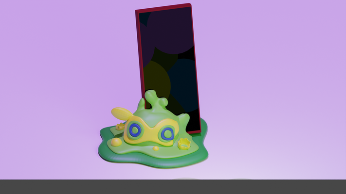 moshpit gekko valorant cellphone holder game cellphoneholder 3d impresi n banbulab 3d print model - Mito3D