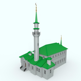 mosquée religion construction architecture 3d print model - Mito3D
