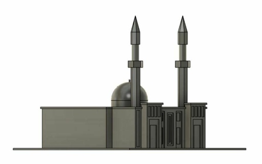 Moschee 3d print model - Mito3D