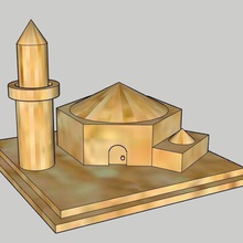moschea art religione 3d print model - Mito3D