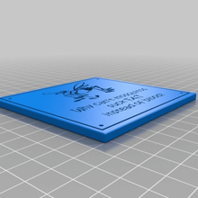 mosquito plaque quote quotes signs_logos 3d print model - Mito3D