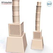 Mossoul minaret al hadba architecture dépend mosquée patrimoine Nouri ville monuments 3d print model - Mito3D