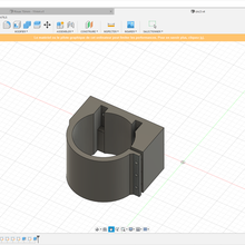 KADIN cnc destek 54mm 3d print model - Mito3D