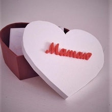 la fête des mères - divers boîte cadeau cœur l'amour maman mère 3d print model - Mito3D