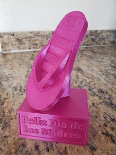 mother's day chancla trophy Various mom mama fun funny meme memes flip flop 3d print model - Mito3D