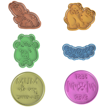 mother's day cookie cutter collection v3 - commercial verison mothers happy cutters mom's mom mum 3d print model - Mito3D