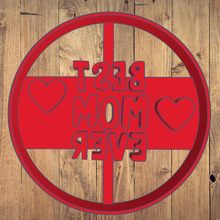 mother's day cookie cutter mom 3d print model - Mito3D