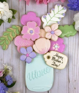 mother's day cutter set cookie 3d print model - Mito3D