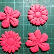 mãe flor biscoito cortador 3d print model - Mito3D