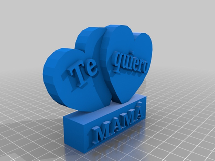 mother's day heart Tools 3d_printing 3d print model - Mito3D