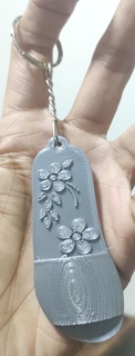 mother's day keychain charm said mother mom celebration happy 3d print model - Mito3D