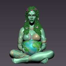 Mutter Gaia Pachamama spirituell 3d print model - Mito3D