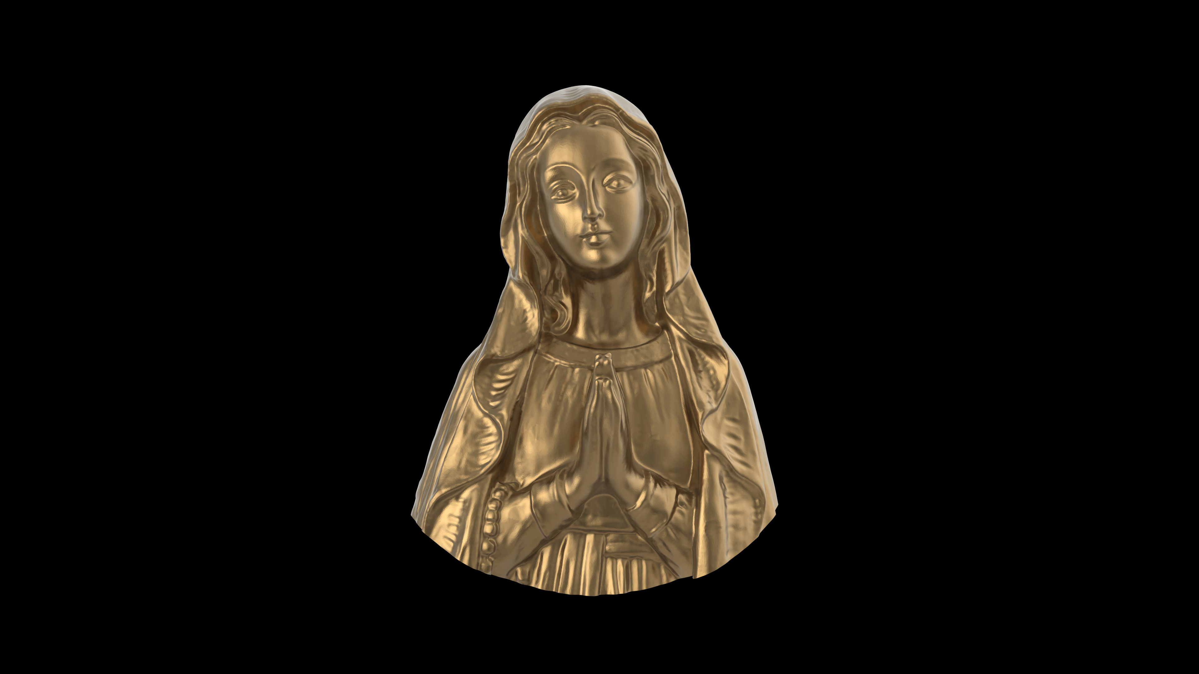 madre Maria 3d print modello file pendente medaglione jewelry locket mary pendant mother cad 3dprint model jesus art 3D print model - Mito3D