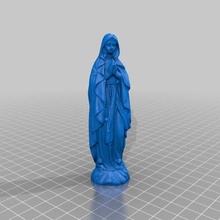 mother mary statue 2 3d scan art scanner scanning christmas figure figurine jesus miniature religion scans replicas 3d print model - Mito3D