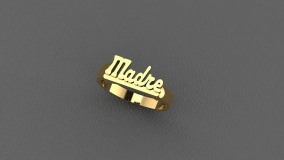 madre anillo joyería joya anillos 3d print model - Mito3D