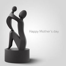 dia das mães escultura a arte presente 3d print model - Mito3D