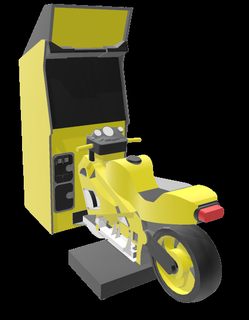 moto gp Arkade Maschine Gadget retro motogp Arcade 3dprinting Rennspiel Spielesammlung 3d print model - Mito3D