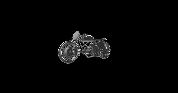 moto guzzi albatros 247cc 1949 motorbike motorcycle motor bicycle le motocycle la motorrad motocykl motocicletta 3d print model - Mito3D