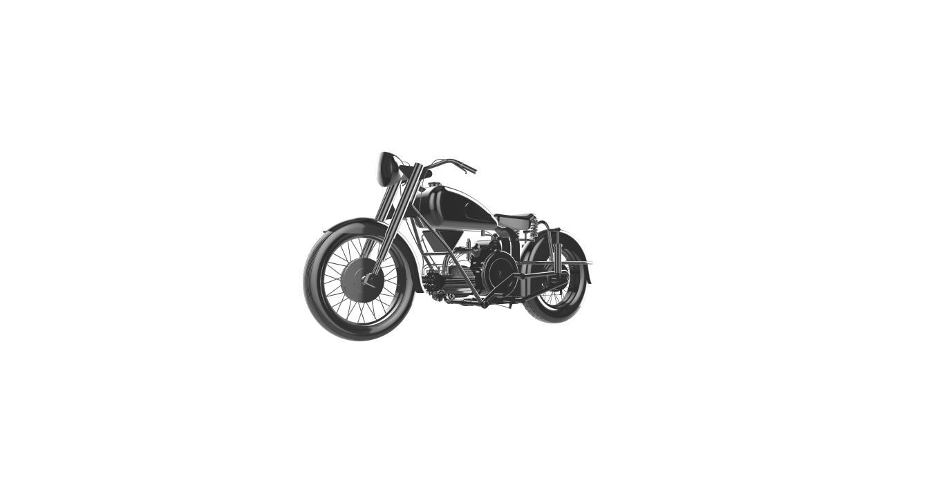 moto guzzi açor 500 1952 motocicleta motor bicicleta le la motorrad 3D print model - Mito3D