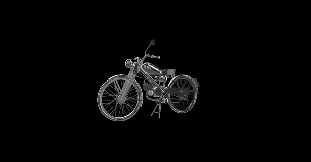 moto guzzi alt Motorrad Motor Fahrrad le la motorrad 3d print model - Mito3D
