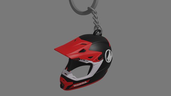 motocross enduro chave chaveiro motocicleta 3d print model - Mito3D