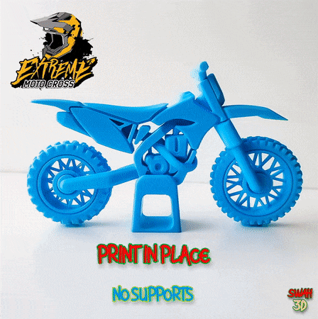 motocross bike - print place supports enduro dirt mx toy superbike freestyle 3D print model - Mito3D