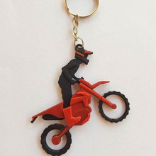 motocross-key-ring verschiedene Kreuz enduro motocross moto Schlüssel-ring keyring keychain 3d print model - Mito3D